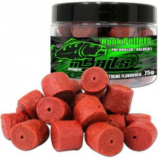 Lovné Hook pelety červený halibut-Česnek 14mm